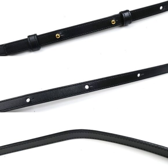 Celine Triomphe Mini Claude Shoulder Bag Black 10 I513 Dpv38 no - Picture 8 of 9